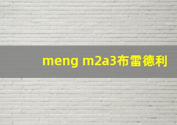 meng m2a3布雷德利